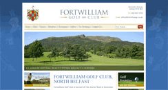 Desktop Screenshot of fortwilliamgc.co.uk