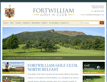 Tablet Screenshot of fortwilliamgc.co.uk